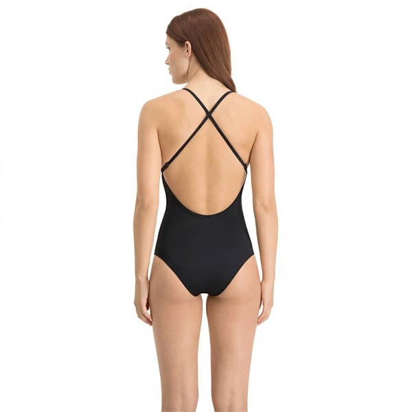 Puma Badedragt V Neck Sort M Kvinde