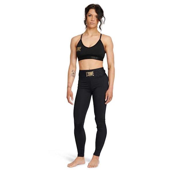 Leone1947 Leggings Dna Sort L Kvinde