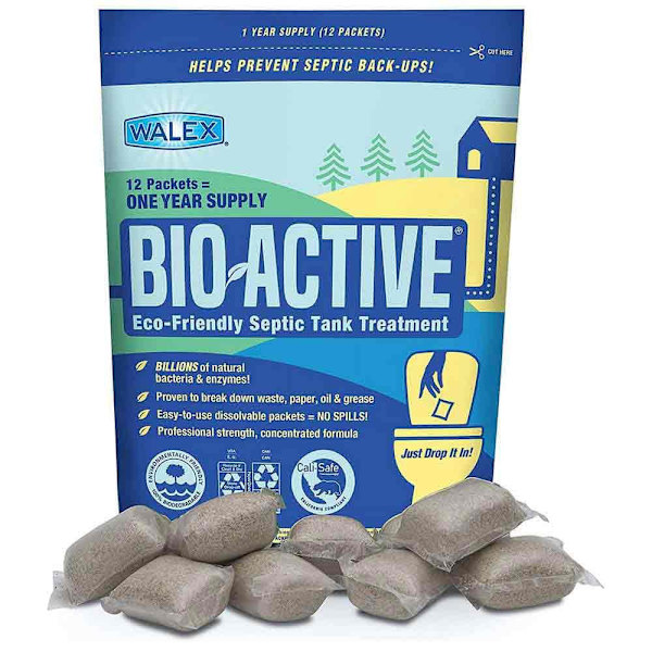 Walex Products Septiktankbehandling Bio-active Blå