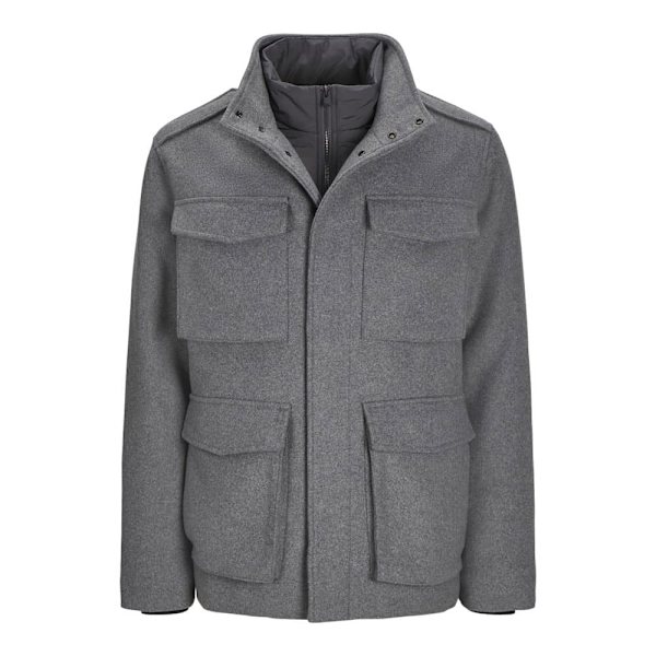 Jack & Jones Alex Wool Blend Field Jacka Grå L Man