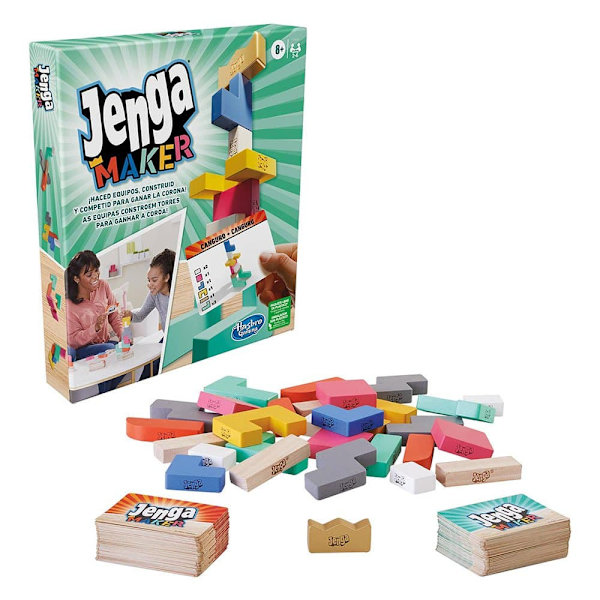 Hasbro Jenga Maker Flerfarvet