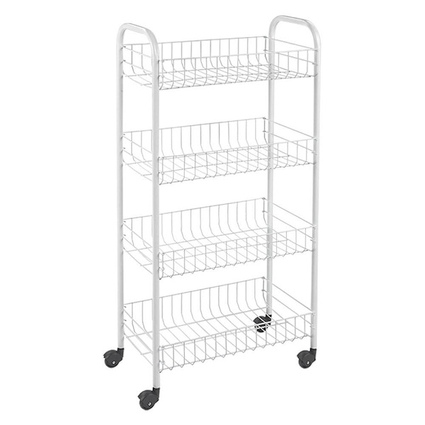 Metaltex 4 41x23x84 Cm Grönsakshandlare Vagn 41x23x84 Cm Vit
