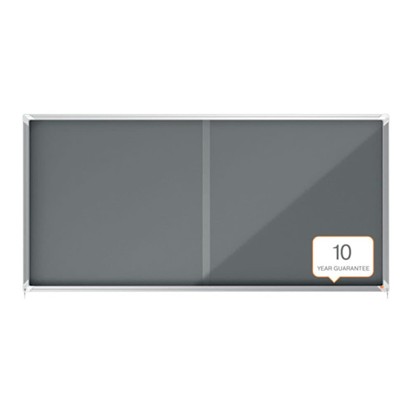 Nobo Premium Plus 27xa4 Interior Interior Vitrine Filt Overflade Med Skydedør Transparent