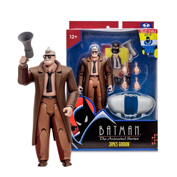 Mcfarlane Dc Batman Animated Series Commissioner Gordon Figur 15 Cm