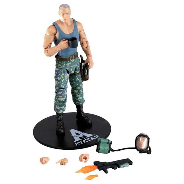 Bandai Avatarfigur Miles Quaritch 12 Centimeter Flerfärgad