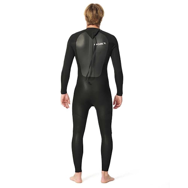 Rip Curl Langærmet Neoprendragt Med Lynlås Bagpå Omega 4/3 Mm Gb Steamer Sort MS
