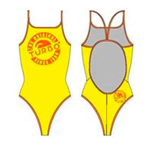 Turbo Badedragt Original Gul XL Kvinde