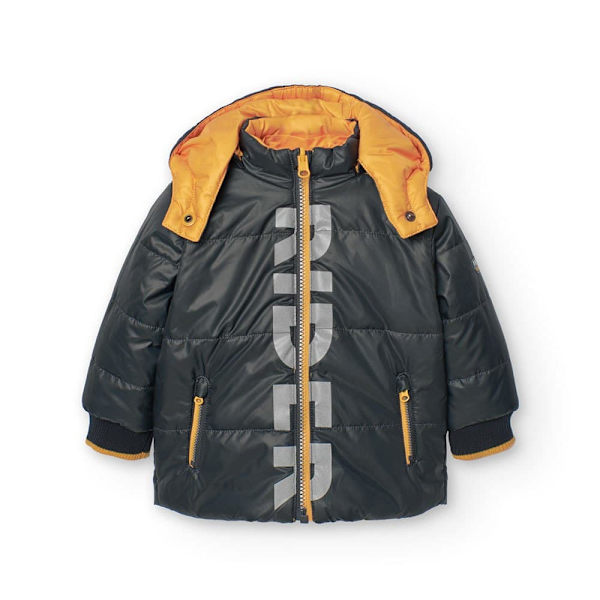 Boboli Reversible Frakke Gul,Sort 24 Months
