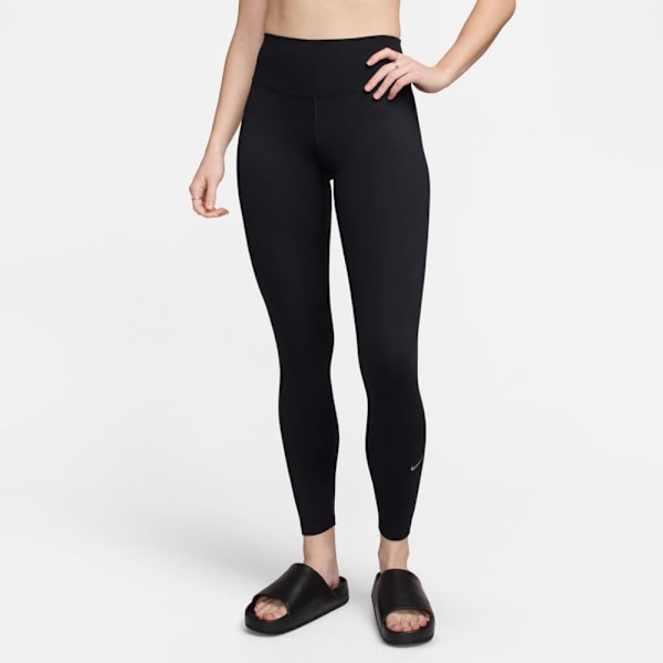 Nike Nk Df One Hr Leggings Svart L Kvinna