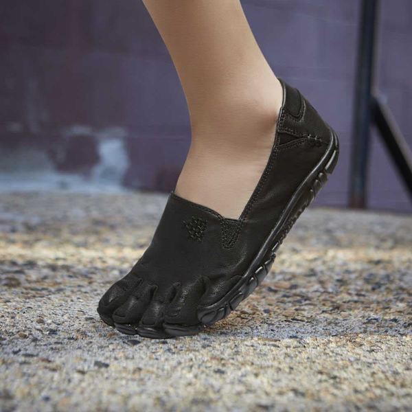 Vibram Fivefingers Cvt Leather Vandresko Sort EU 38 Kvinde
