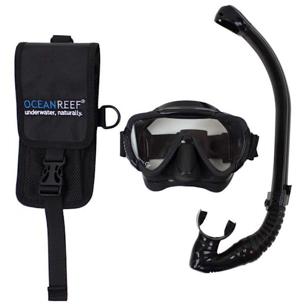 Ocean Reef Opmaske Og Snorkelpakke Bump Back Sort