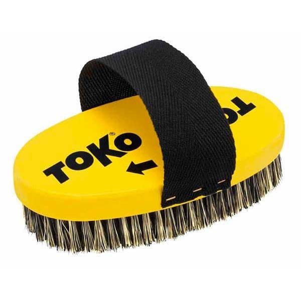 Toko Base Børste Oval Steel Wire With Strap Gul,Sort
