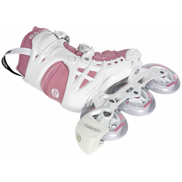 Powerslide Inline Skøjter Phuzion Argon 100 Hvid,Rosa EU 40