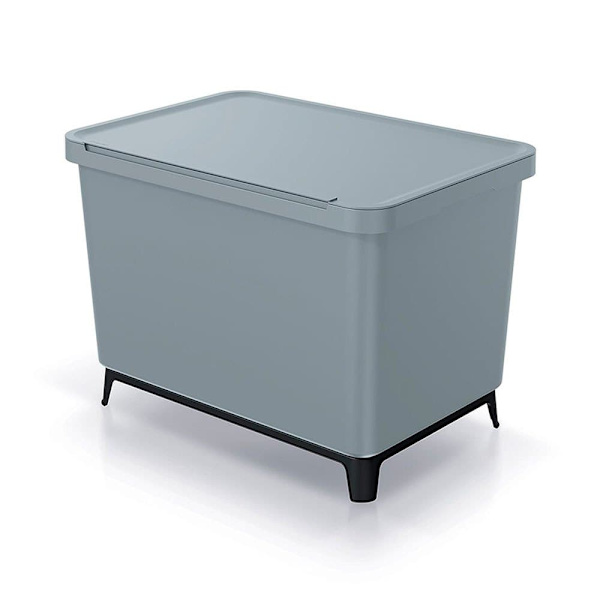Keden Kierrätys Astia 4x10l Systema 56x39x41 Cm Hopeinen
