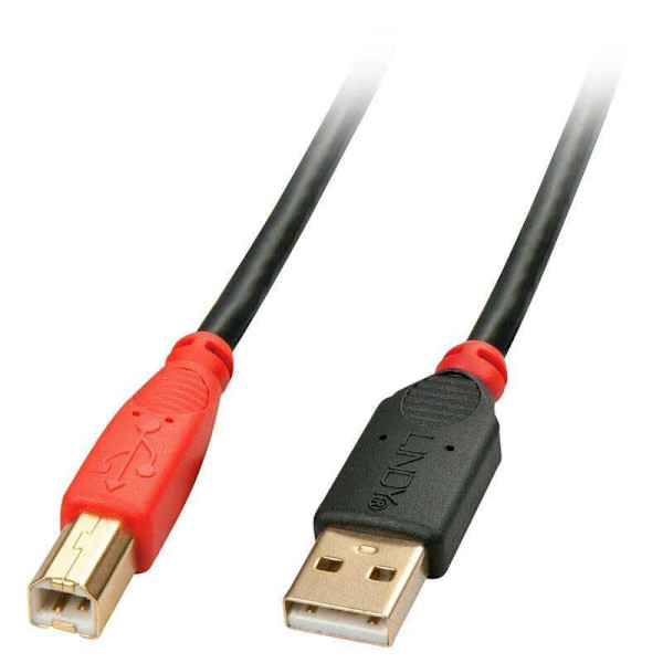 Lindy Kaapeli Usb-b 15 M Hopeinen