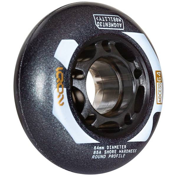 Iqon Skøjter Hjul Access 64 85a 4 Enheder Gylden 64 mm