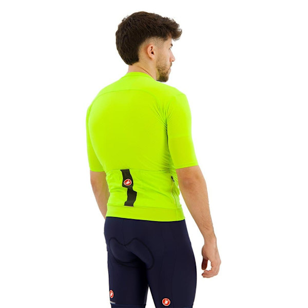 Castelli Prologo Lite Korta ärmar Cykeltröja Gul S Man