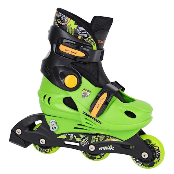 Tempish Inline Skøjter Racer+protectors+helmet Grøn EU 30-33