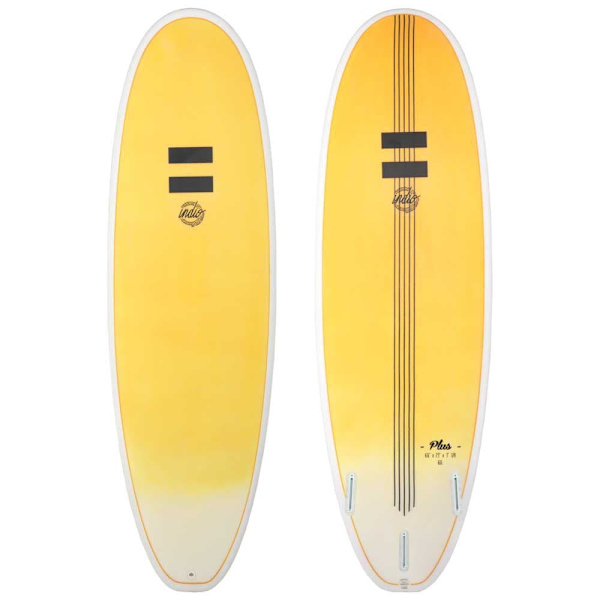 Indio Surfbræt Plus 5´10´´ Gul 177.8 cm
