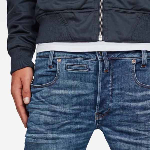 G-star Jeans D Staq 5 Pocket Slim Blå 28 / 32 Man