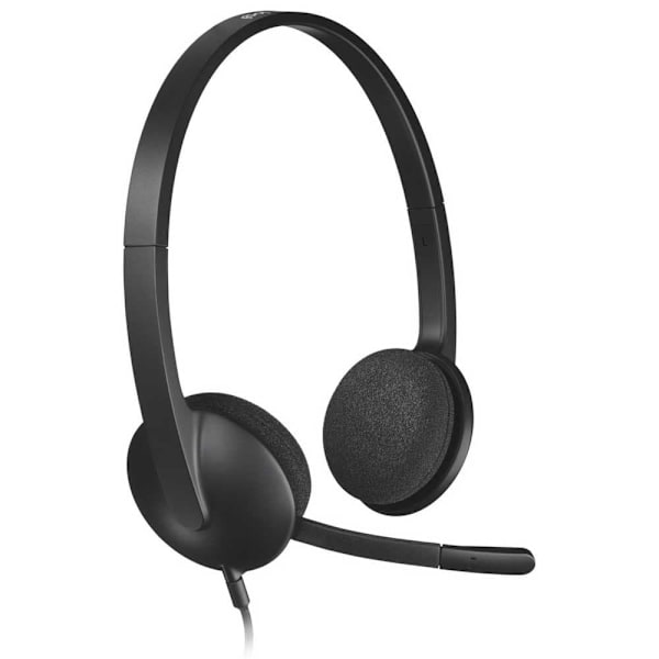 Logitech Hovedtelefoner H340 Sort
