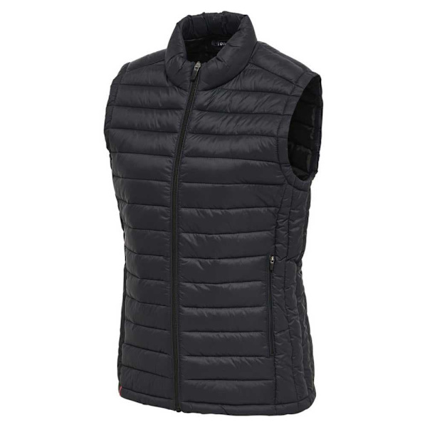 Hummel Vest Red Quilted Sort S Kvinde