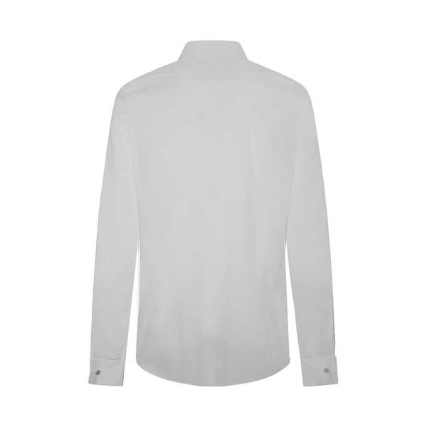Hackett Stretch Pop Dc Skjorte Med Lange ærmer Hvid M Mand