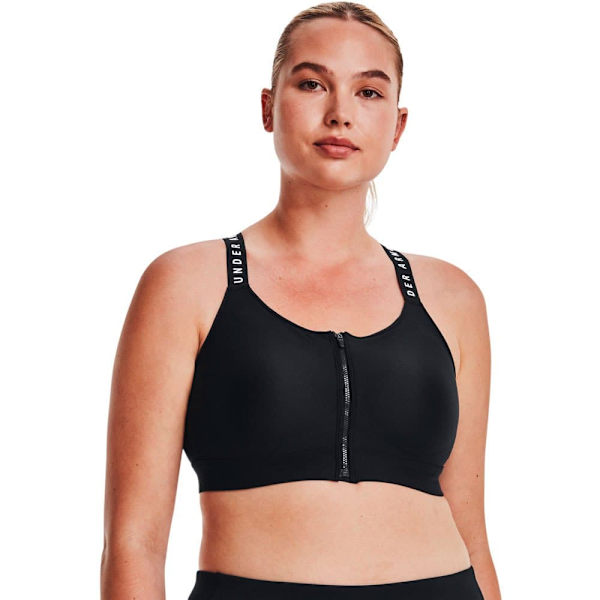 Under Armour Topp Högt Stöd Infinity Zip Rosa S Kvinna