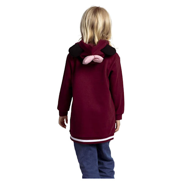 Cerda Group Cotton Brushed Minnie Långärmad Kort Klänning Röd 6 Years