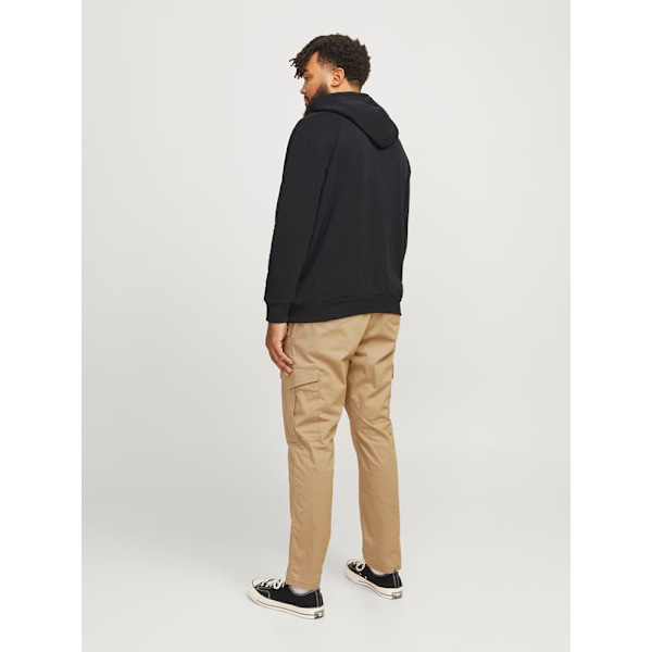 Jack & Jones Caleb Varsity Plus Hættetrøje Sort 4XL Mand