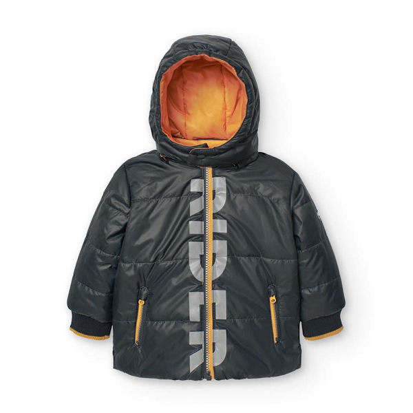 Boboli Reversible Frakke Gul,Sort 24 Months