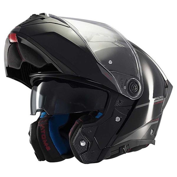 Mt Helmets Modulær Hjelm Atom 2 Sv Solid Sort M