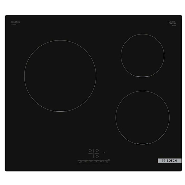 Bosch Induktion Kogeplade Puc611bb5e 3 Brændere 60 Cm Sort Sort