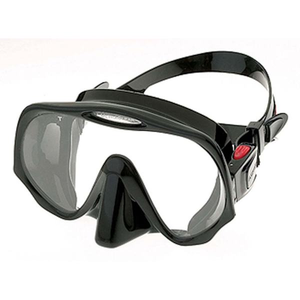 Atomic Aquatics Ramlös Dykmask Svart