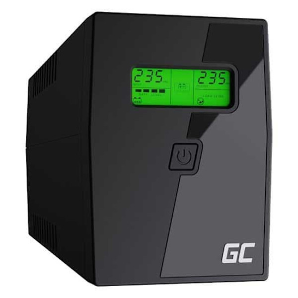 Green Cell Udgang Ups Ups02 Line-interactive 800 Va 480w 2 Sort EU Plug Sort