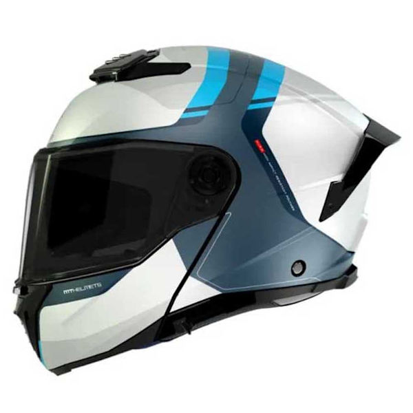 Mt Helmets Atom 2 Sv Emalla Modulær Hjelm  XL