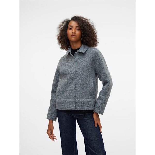 Vero Moda Lara Emilia Short Jakke Grå S Kvinde