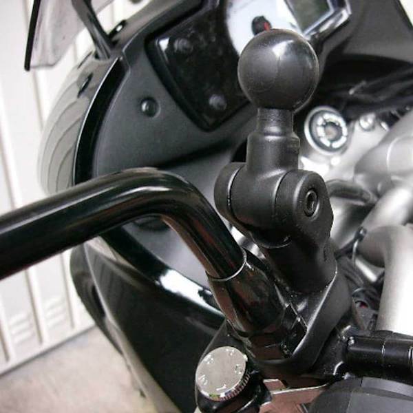 Ram Mounts Och Tilt™ Motorcykel Mirror Ball Base Twist Silver
