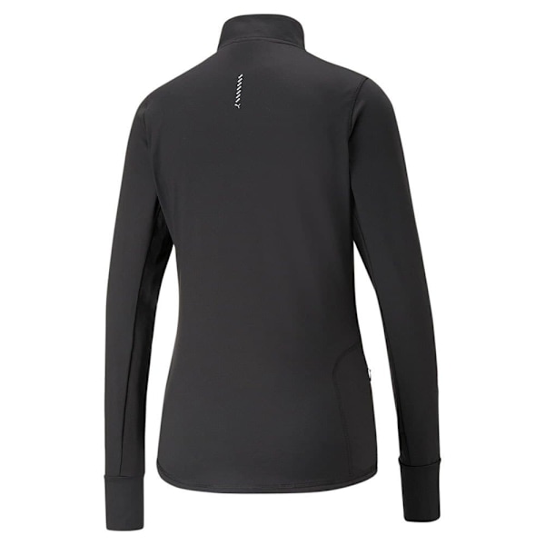 Puma Run Favorite Halv Lynlås Sweatshirt Sort M Kvinde