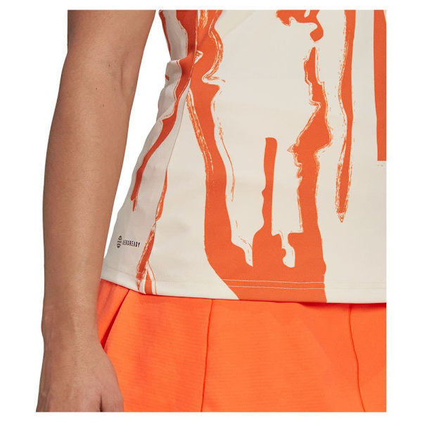 Adidas Hihaton T-paita Thebe Magugu New York Y-back Oranssi XS Nainen