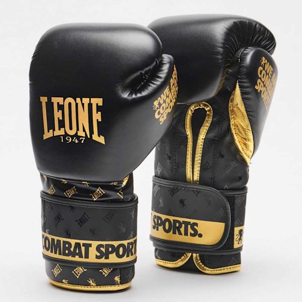 Leone1947 Boksehandsker I Kunstlæder Dna Sort 12 oz