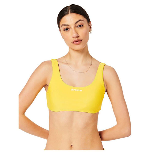 Superdry Bikinitop Badedragt Code Essential Gul S Kvinde
