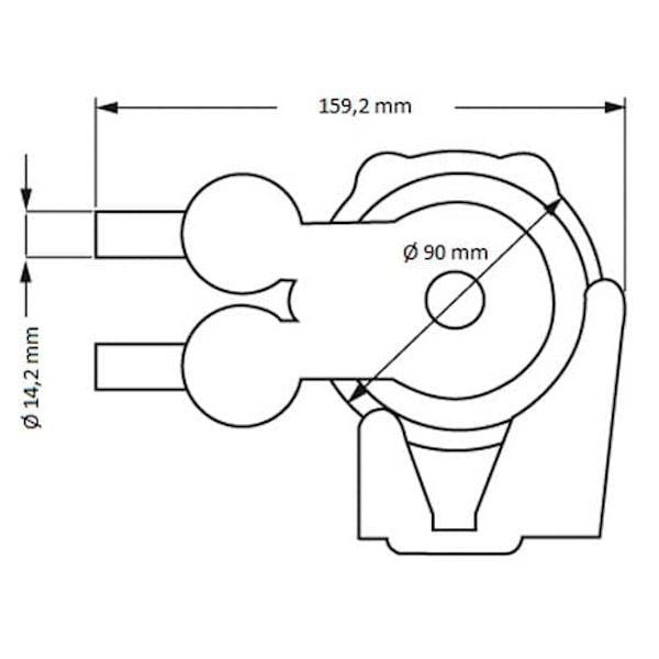 Plastimo Double Action Foot Pump Vit