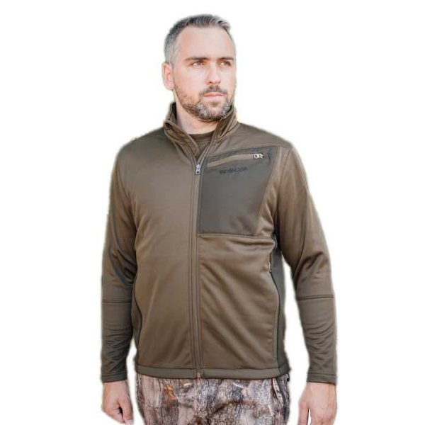 Somlys Sweatshirt Med Full Dragkedja 424 Brun XL