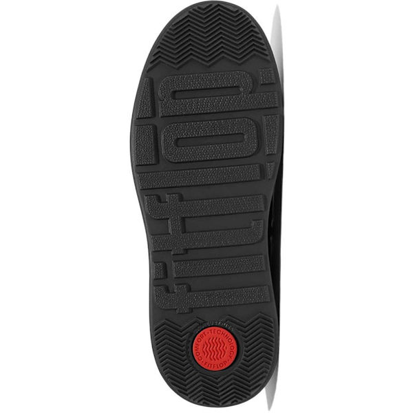 Fitflop StØvler F-mode Leather Flatform Zip Ankle Sort EU 40 Kvinde