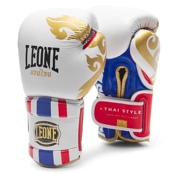 Leone1947 Boxningshandskar I Konstläder Thai Style Vit 10 oz