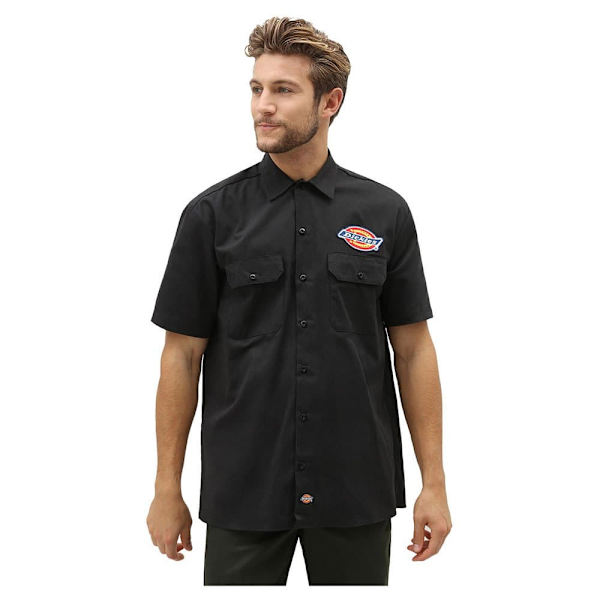 Dickies Skjorte Clintondale Sort M Mand