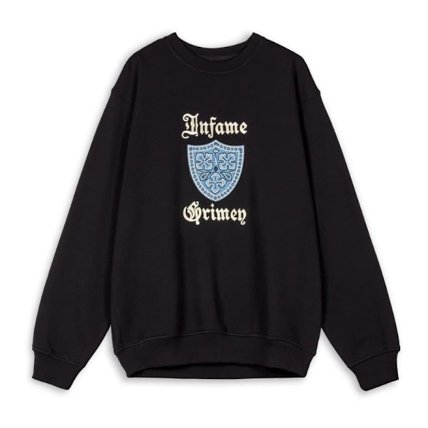 Grimey Causing Panic Vintage Sweatshirt Sort L Mand