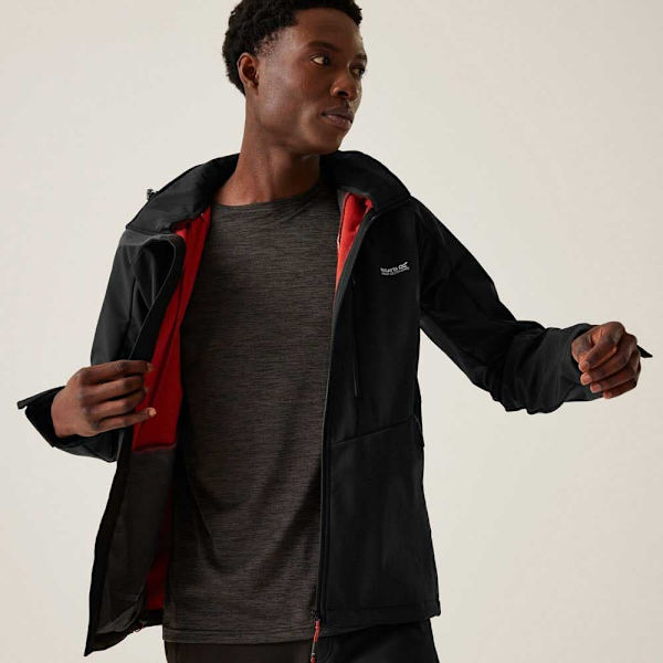 Regatta Hewitts X Softshelljakke Sort M Mand