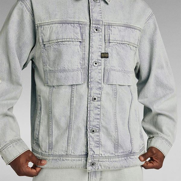 G-star D24332-d536 Denimjakke Grå S Mand